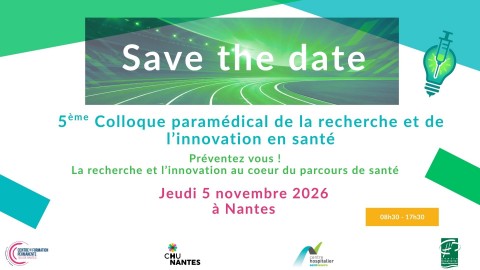 5ème Colloque paramédical de la recherche et de l'innovation en santé